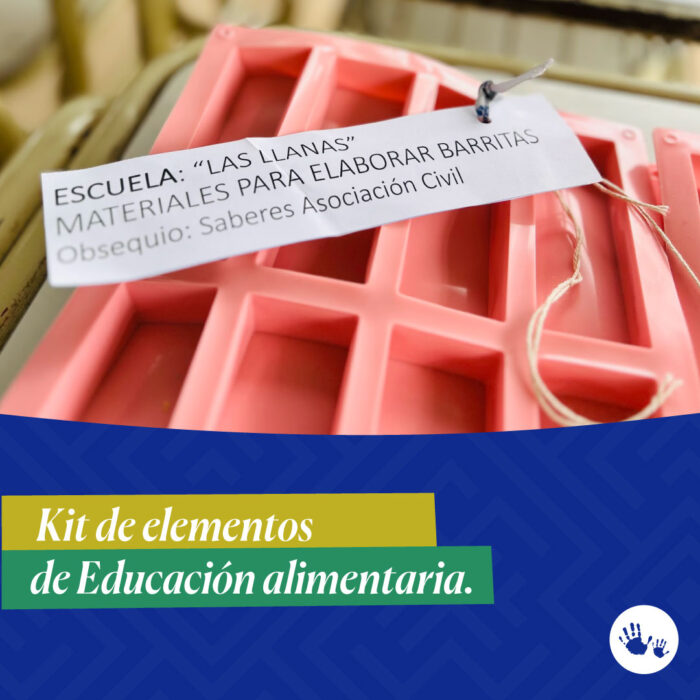 Kit de elementos de educación alimentaria.
